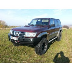 HD winch bumper for Nissan Patrol Y61 GU3 - without bull bar