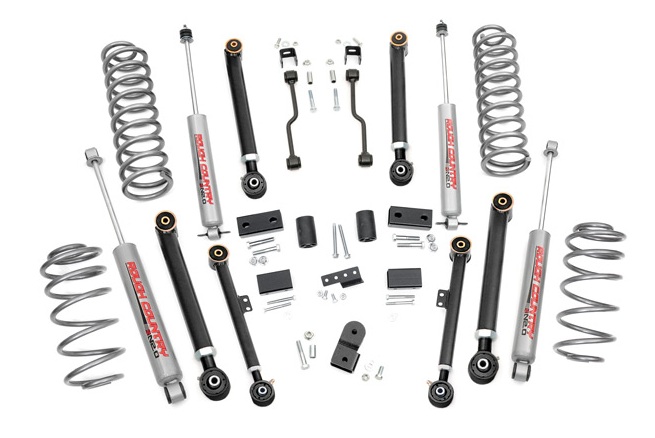 Book Interaction very 4" Rough Country X-Flex Lift Kit suspension - Jeep Grand Cherokee ZJ