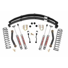 4,5" Rough Country Lift Kit Suspension - Jeep Cherokee XJ