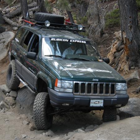 hostel distress accumulate 4.5'' Extreme-Duty Long Arm Lift Kit Rubicon Express - Jeep Grand Cherokee  ZJ