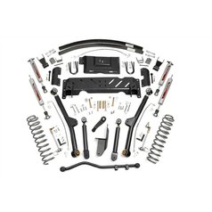 Long Arm Suspension Lift Kit +11.5cm (+4,5') Rough Country Jeep Cherokee XJ (84-01)