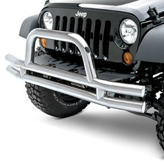 Front Tubular Bumper SMITTYBILT stainless steel - Jeep Wrangler JK